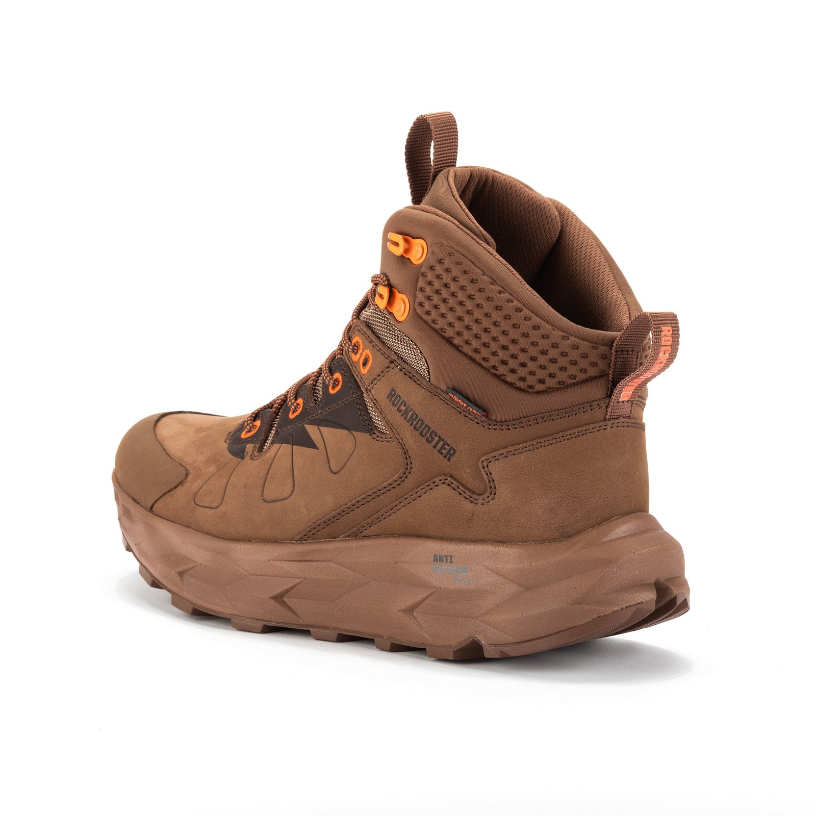 ROCKROOSTER Farmington Brown 6 Inch Waterproof Hiking Boots with