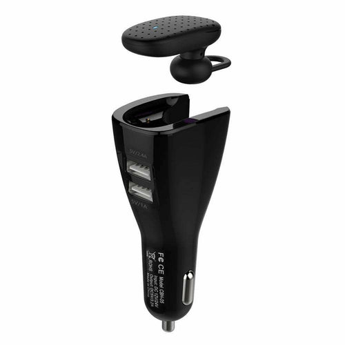 Load image into Gallery viewer, CBH-05 Bluetooth Headset with Dual USB Port Car Charger
