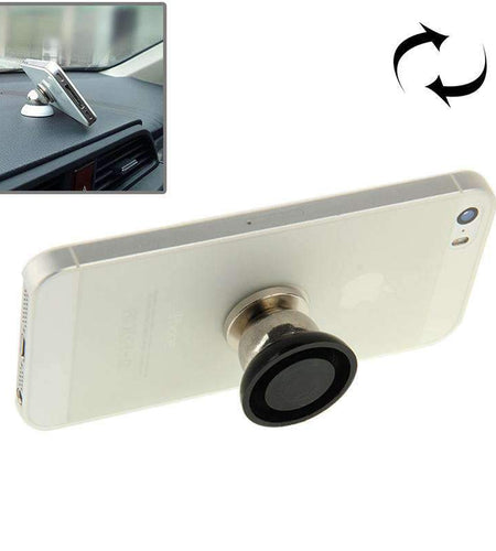 Magnetic Car Cell Phone Holder Mount Dash 360 Rotating For iPhone GPS