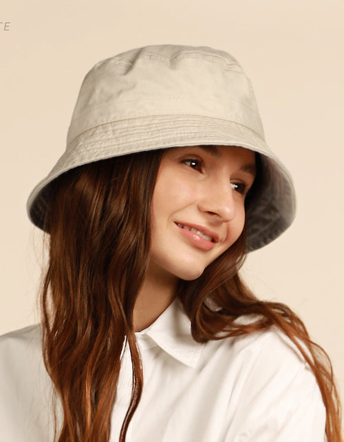 Load image into Gallery viewer, Classic Washed Cotton Bucket Hat
