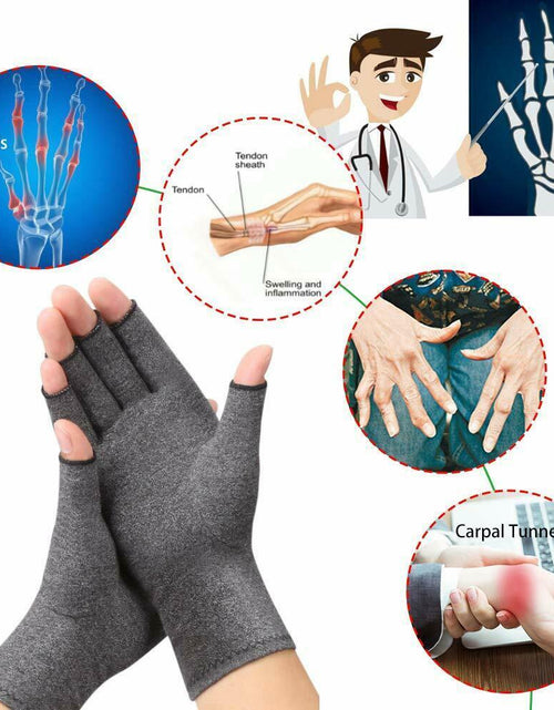 Load image into Gallery viewer, 1 Pair Compression Arthritis Gloves Arthritic Joint Pain Relief Gloves
