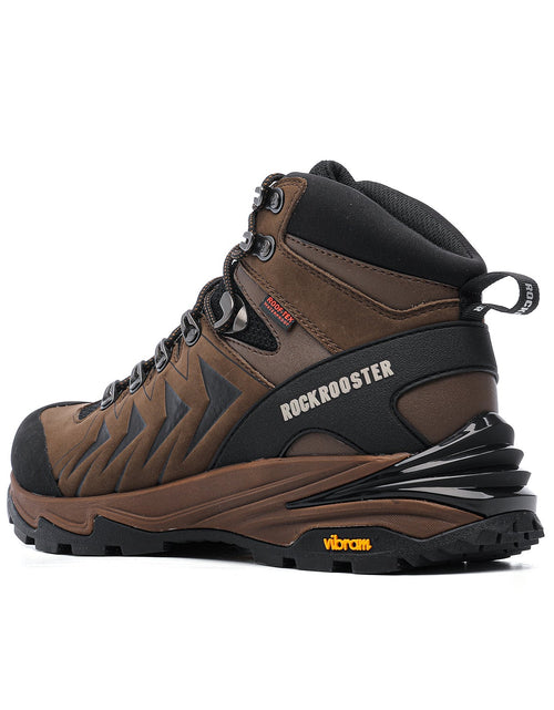 Load image into Gallery viewer, ROCKROOSTER Williamsburg Brown 6 Inch Waterproof Hiking Boots with
