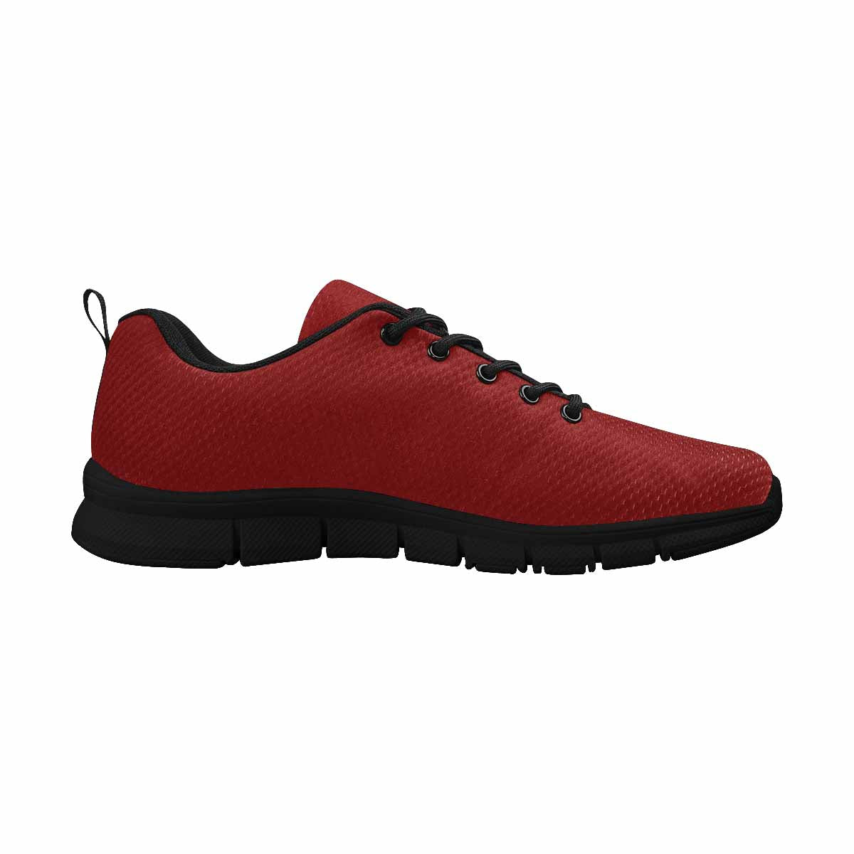 Uniquely You Sneakers for Men, Maroon Red Running Shoes