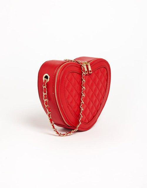 Load image into Gallery viewer, HEART SHAPED CROSSBODY BAG
