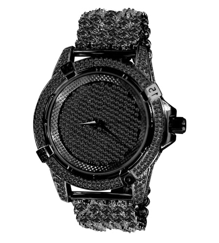 Luxury Ice Black CZ Iced out Watch 5110063