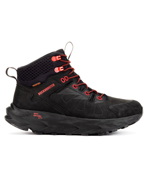 Load image into Gallery viewer, ROCKROOSTER Farmington Black 6 Inch Waterproof Hiking Boots with
