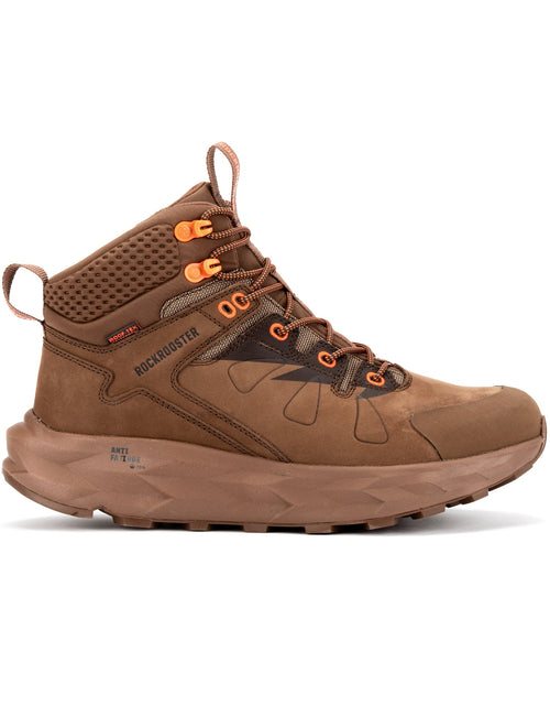 Load image into Gallery viewer, ROCKROOSTER Farmington Brown 6 Inch Waterproof Hiking Boots with
