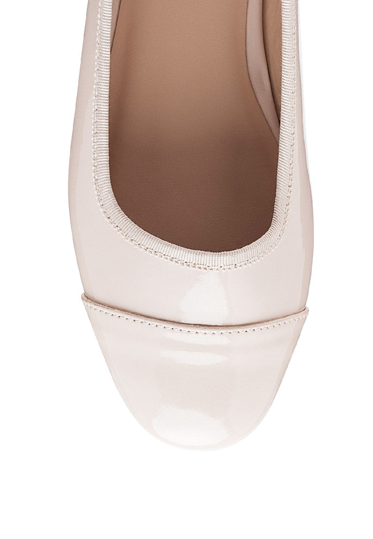 Camella Round Toe Ballerina Flat Shoes