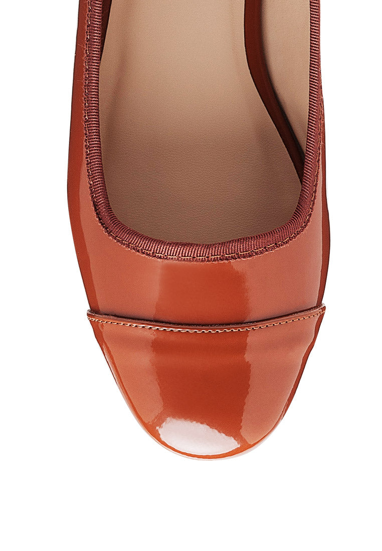 Camella Round Toe Ballerina Flat Shoes