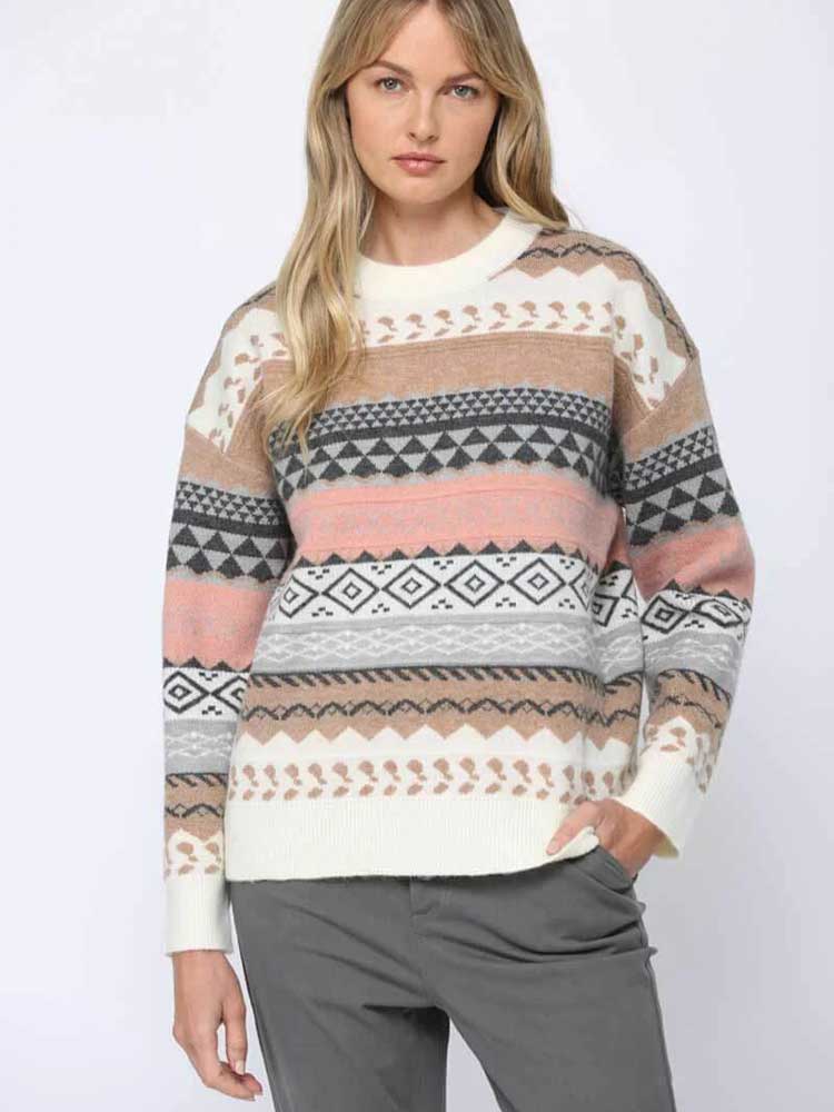 Geometric Knit Sweater