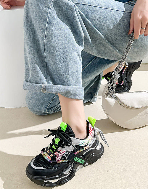 Load image into Gallery viewer, Casual Sports Shoes Women&#39;s All-Match Small White Shoes Summer New Lea
