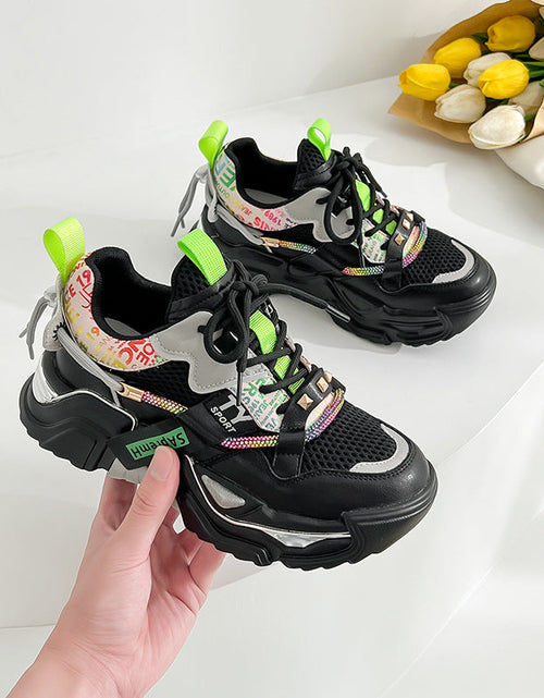 Load image into Gallery viewer, Casual Sports Shoes Women&#39;s All-Match Small White Shoes Summer New Lea
