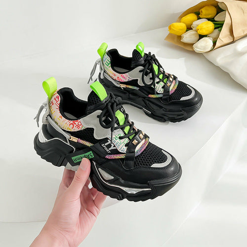 Load image into Gallery viewer, Casual Sports Shoes Women&#39;s All-Match Small White Shoes Summer New Lea
