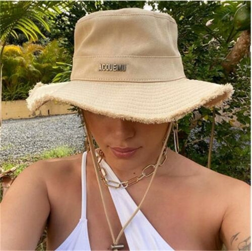 Load image into Gallery viewer, Summer Luxury Women Cotton Hat Big Caps
