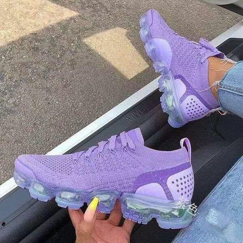 Load image into Gallery viewer, 2021 Purple Sneakers Women Casual Shoes Mesh Air-Cushion Flat
