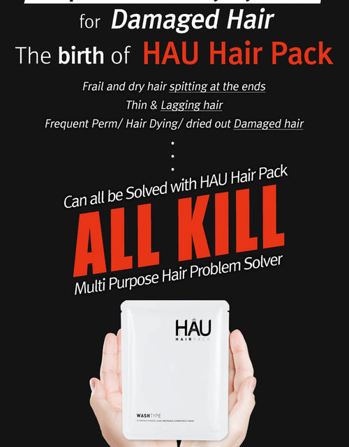 Load image into Gallery viewer, HAU Professional Hair Pack for Dry Damaged Hair and Hair Regrowth 1
