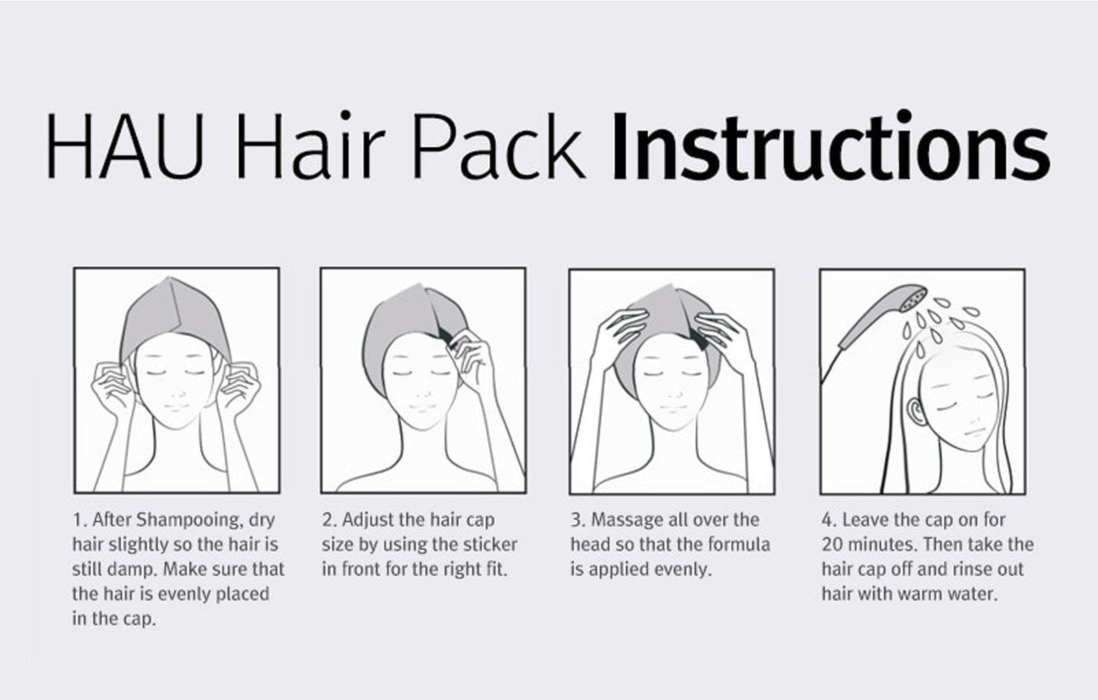 HAU Professional Hair Pack for Dry Damaged Hair and Hair Regrowth 1