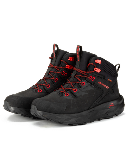 Load image into Gallery viewer, ROCKROOSTER Farmington Black 6 Inch Waterproof Hiking Boots with
