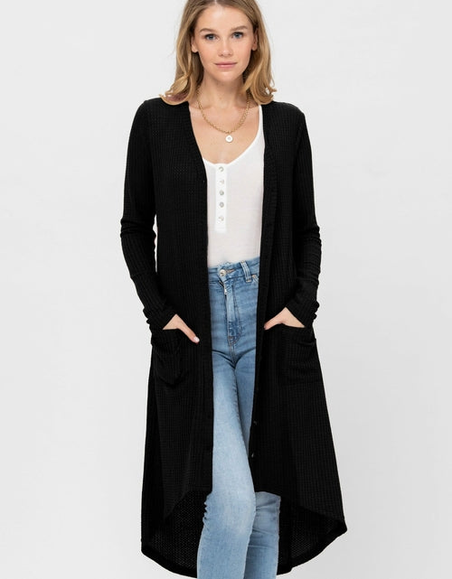 Load image into Gallery viewer, Long Sleeve Button Down Solid Color Knit Cardigans with Pockets
