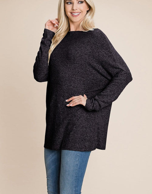 Load image into Gallery viewer, Casual Dolman Pullover Sweater Loose Fit Knit Top
