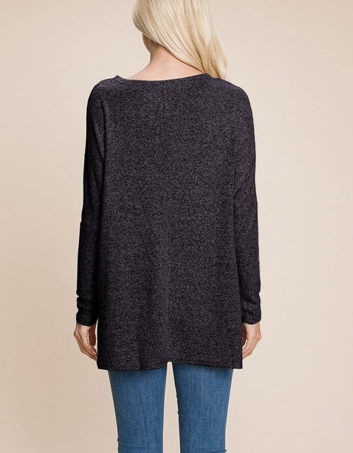 Load image into Gallery viewer, Casual Dolman Pullover Sweater Loose Fit Knit Top
