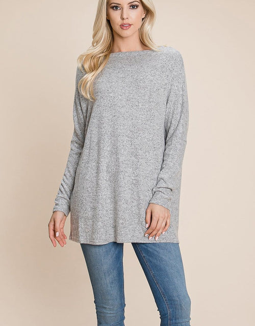 Load image into Gallery viewer, Casual Dolman Pullover Sweater Loose Fit Knit Top
