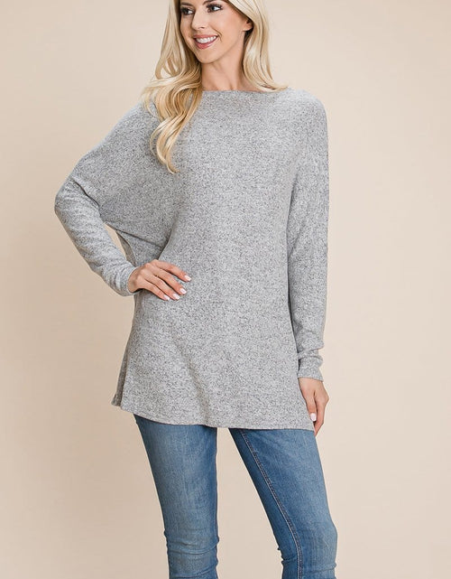 Load image into Gallery viewer, Casual Dolman Pullover Sweater Loose Fit Knit Top
