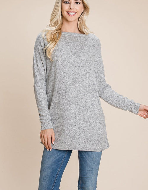 Load image into Gallery viewer, Casual Dolman Pullover Sweater Loose Fit Knit Top
