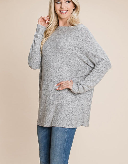 Load image into Gallery viewer, Casual Dolman Pullover Sweater Loose Fit Knit Top
