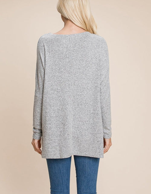 Load image into Gallery viewer, Casual Dolman Pullover Sweater Loose Fit Knit Top
