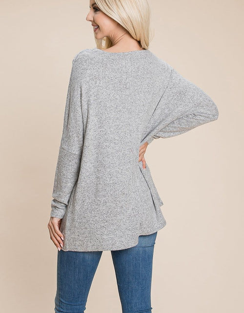 Load image into Gallery viewer, Casual Dolman Pullover Sweater Loose Fit Knit Top
