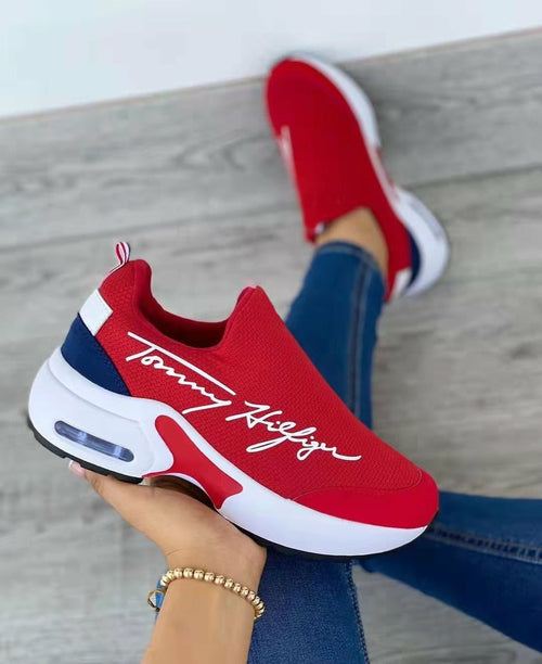 Load image into Gallery viewer, Flat Women Shoes Casual Breathable Wedges Ladies Walking Sneakers
