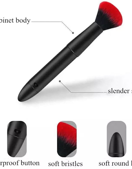 Load image into Gallery viewer, New Vibration Cosmetics Makeup Blending Brush with 10 Vibration
