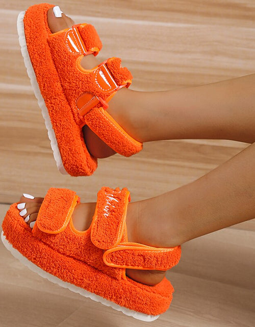 Load image into Gallery viewer, Casual Thick Bottom Women Sandals Orange/Blue/Black/Green
