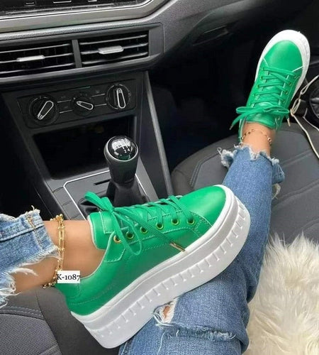 Flat Womens Sneakers Casual Platform Women's Shoes