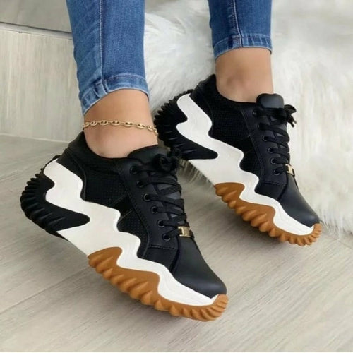 Load image into Gallery viewer, Summer Women&#39;s Sneakers Thick Bottom Canvas Casual Shoes
