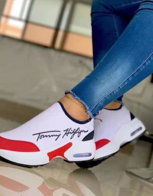 Load image into Gallery viewer, Flat Women Shoes Casual Breathable Wedges Ladies Walking Sneakers
