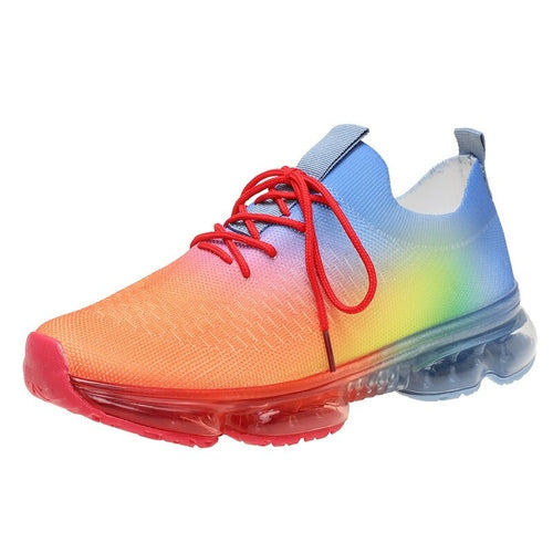 Load image into Gallery viewer, Fashion Mesh Cozy Running Sport Shoes Women Lace Up Sneakers
