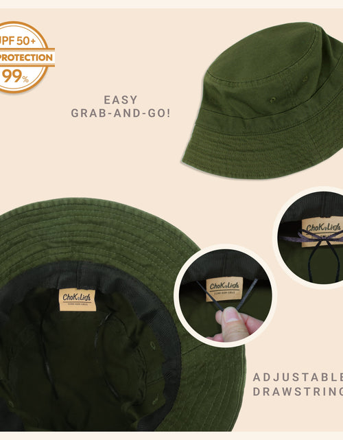 Load image into Gallery viewer, Classic Washed Cotton Bucket Hat
