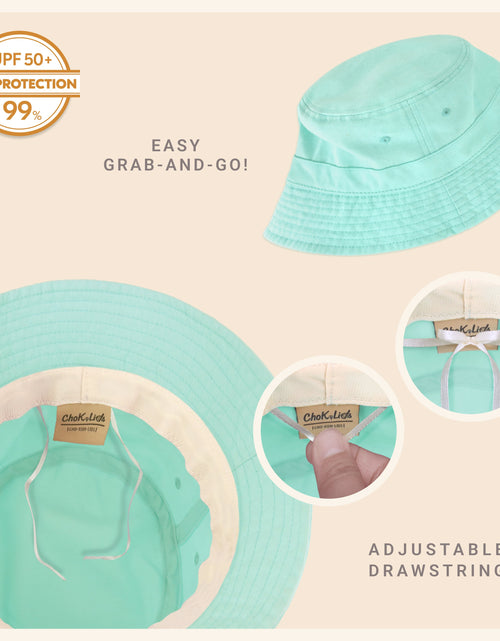 Load image into Gallery viewer, Classic Washed Cotton Bucket Hat
