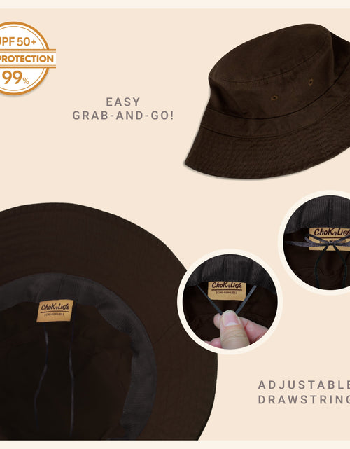 Load image into Gallery viewer, Classic Washed Cotton Bucket Hat
