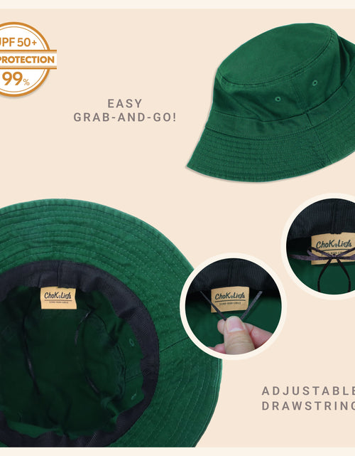 Load image into Gallery viewer, Classic Washed Cotton Bucket Hat
