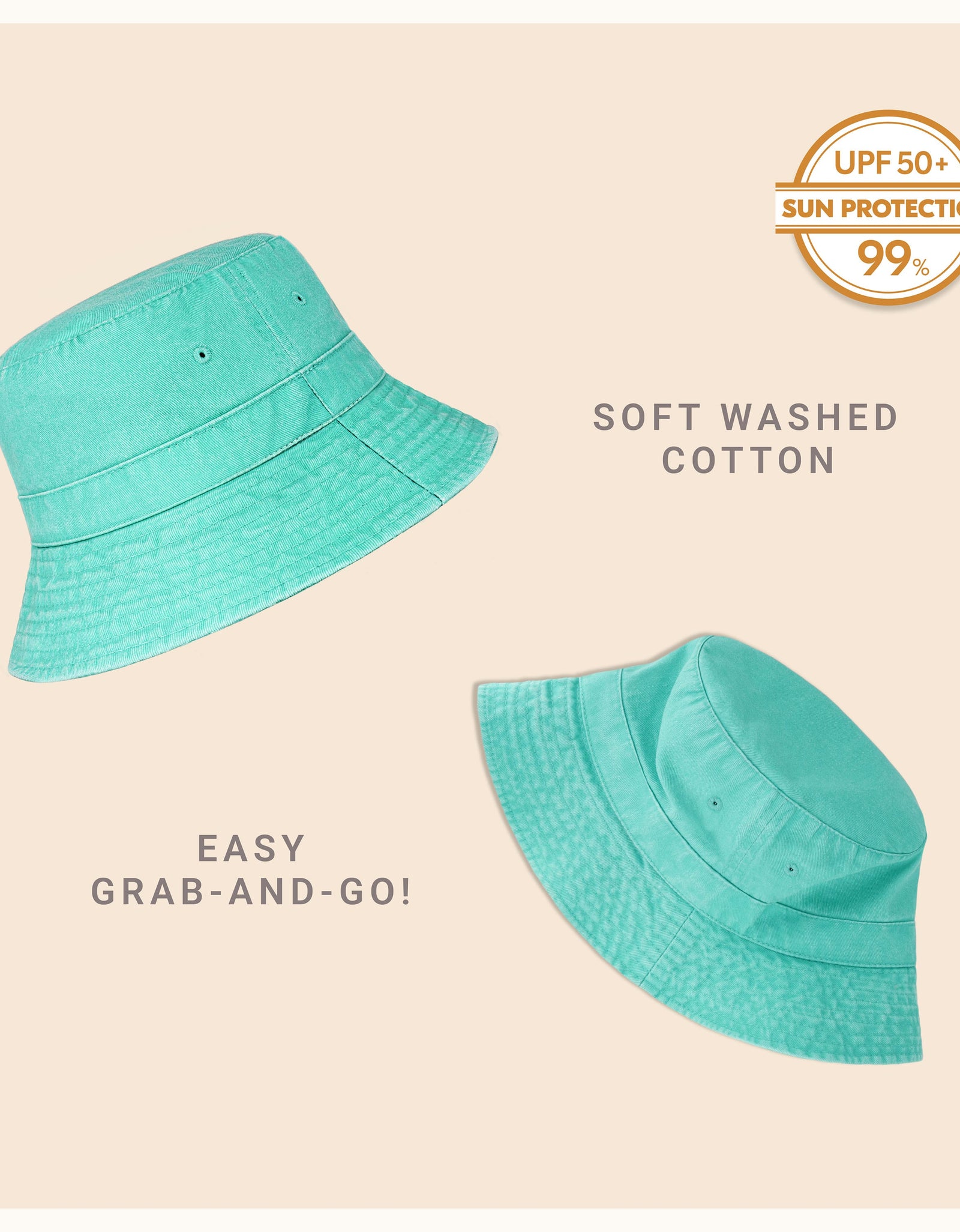 Classic Washed Cotton Bucket Hat