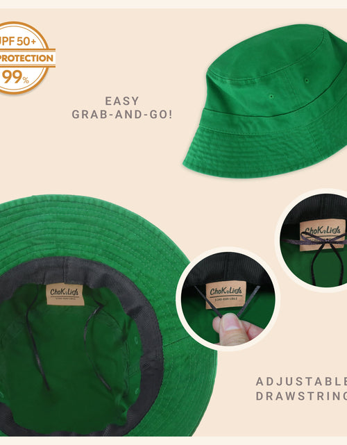 Load image into Gallery viewer, Classic Washed Cotton Bucket Hat
