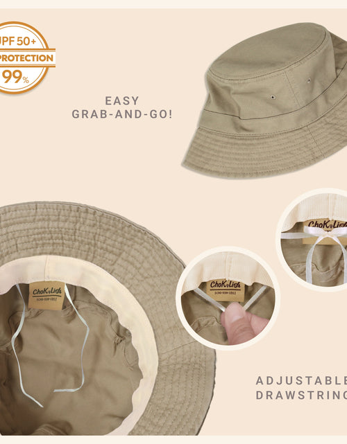 Load image into Gallery viewer, Classic Washed Cotton Bucket Hat
