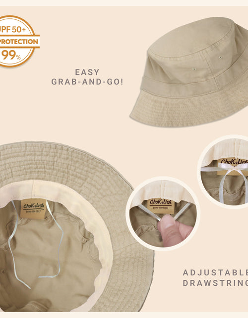 Load image into Gallery viewer, Classic Washed Cotton Bucket Hat
