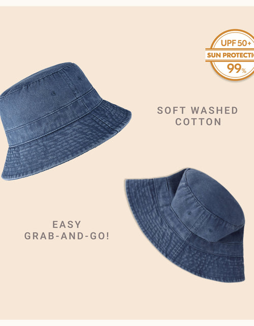 Load image into Gallery viewer, Classic Washed Cotton Bucket Hat
