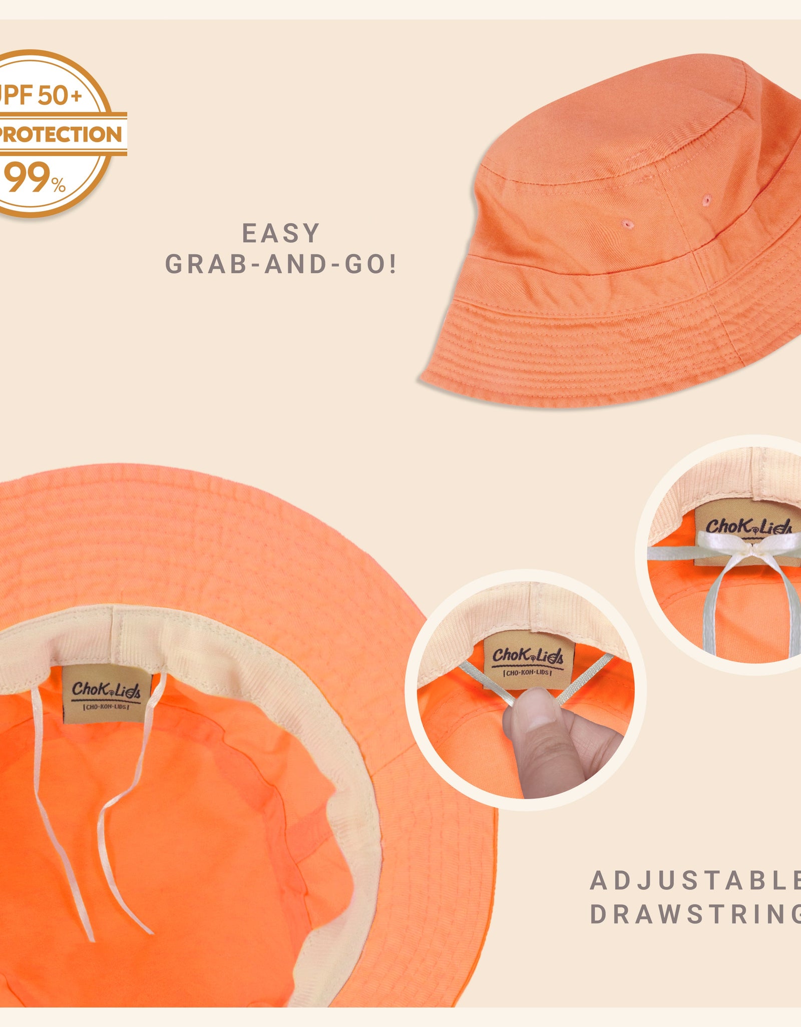 Classic Washed Cotton Bucket Hat