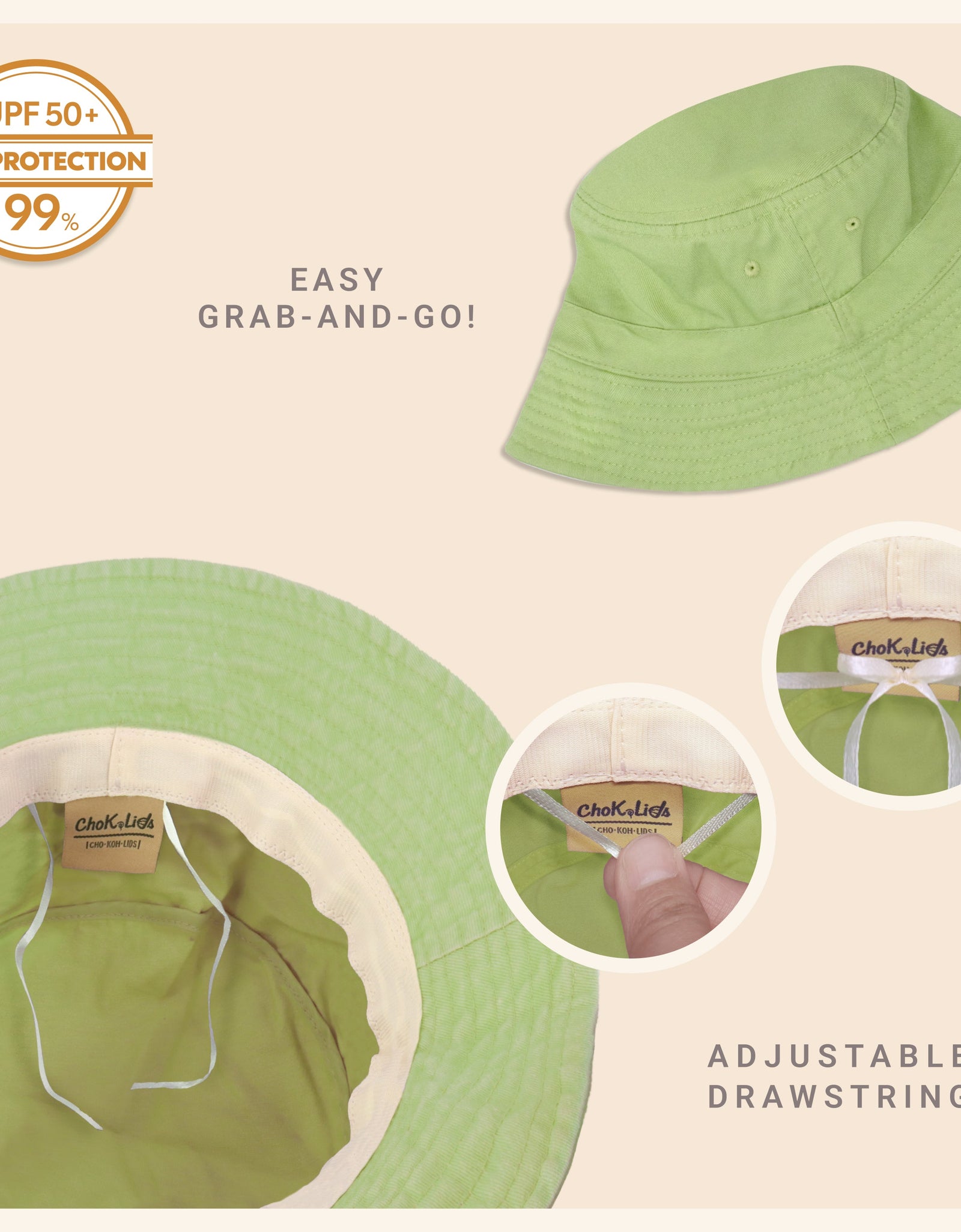 Classic Washed Cotton Bucket Hat