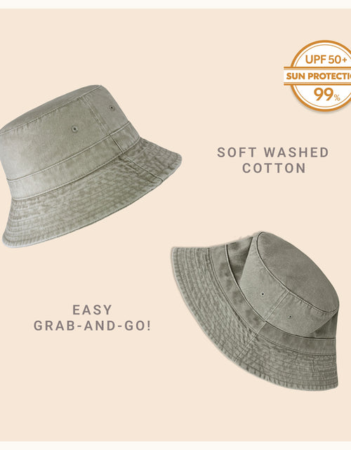 Load image into Gallery viewer, Classic Washed Cotton Bucket Hat
